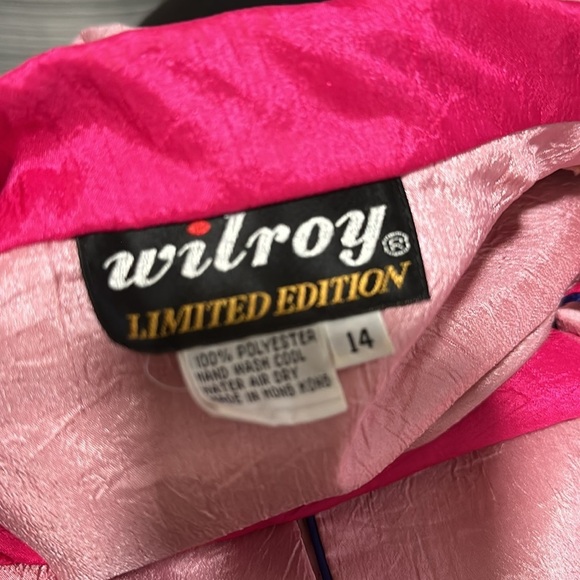 🩷🩷🩷Vintage Golden Girls jacket pink magenta 14 Wilroy limited edition XL - Picture 8 of 8